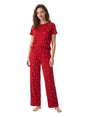 Image for Women's Printed SleepWear Pants,Red