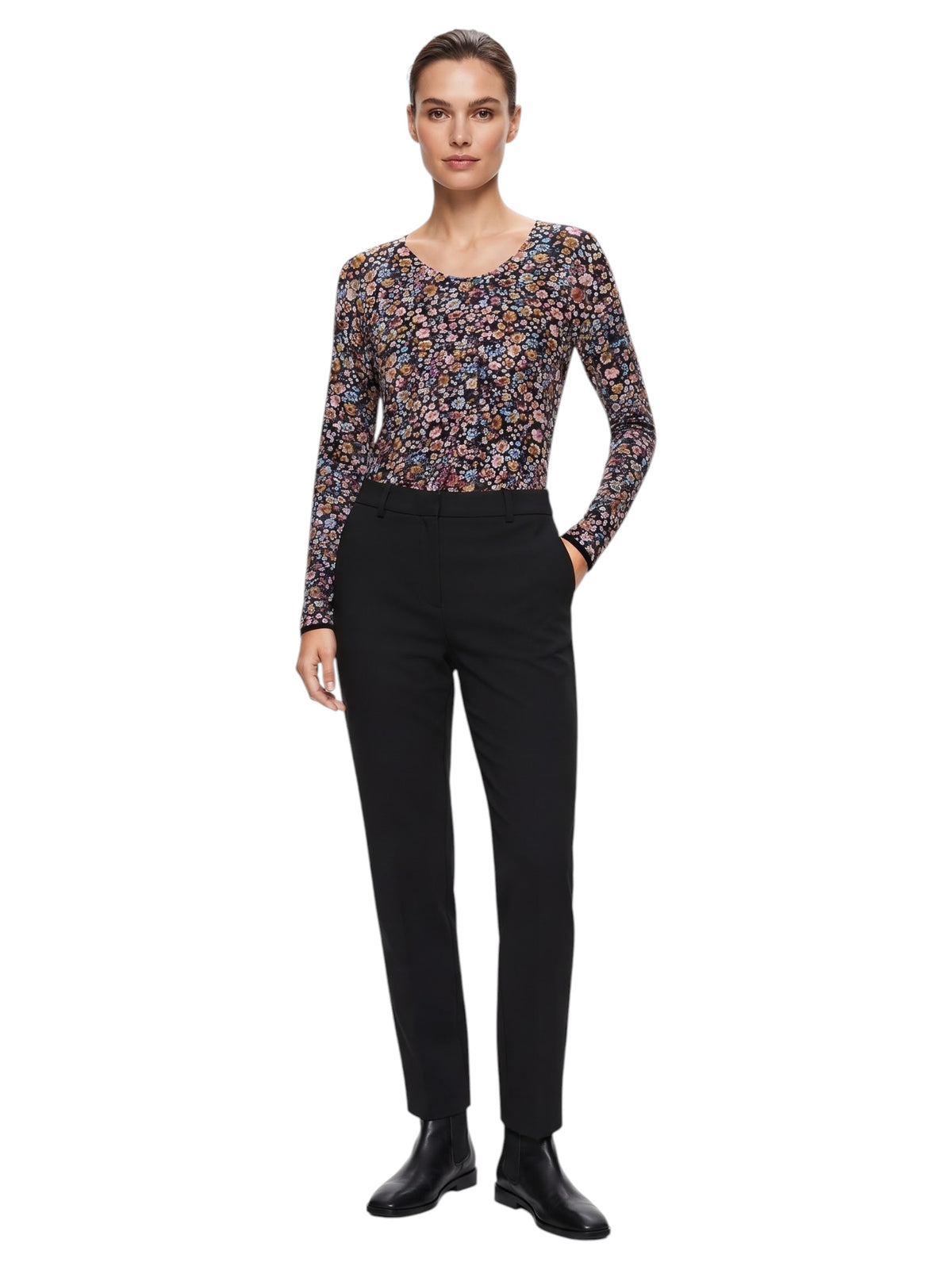 Image for Women's Floral Print Top,Multi