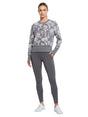 Image for Women's Printed Sport Top,Grey