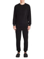 Image for Men's Plain Sleepwear Set,Black