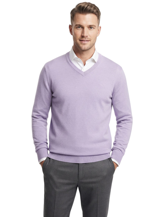 Image for Men's Plain Knitted Top,Purple