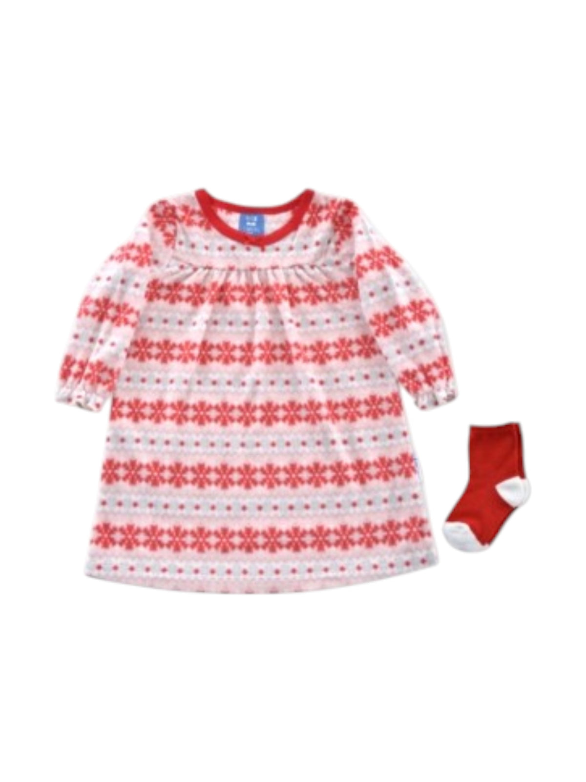 Image for Kids Girl Printed 2 Pcs Set Dress,Red