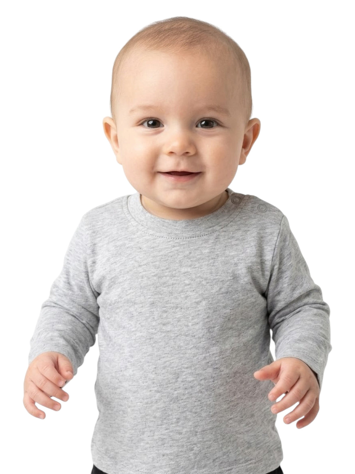 Image for Kids Boy Plain Top,Grey