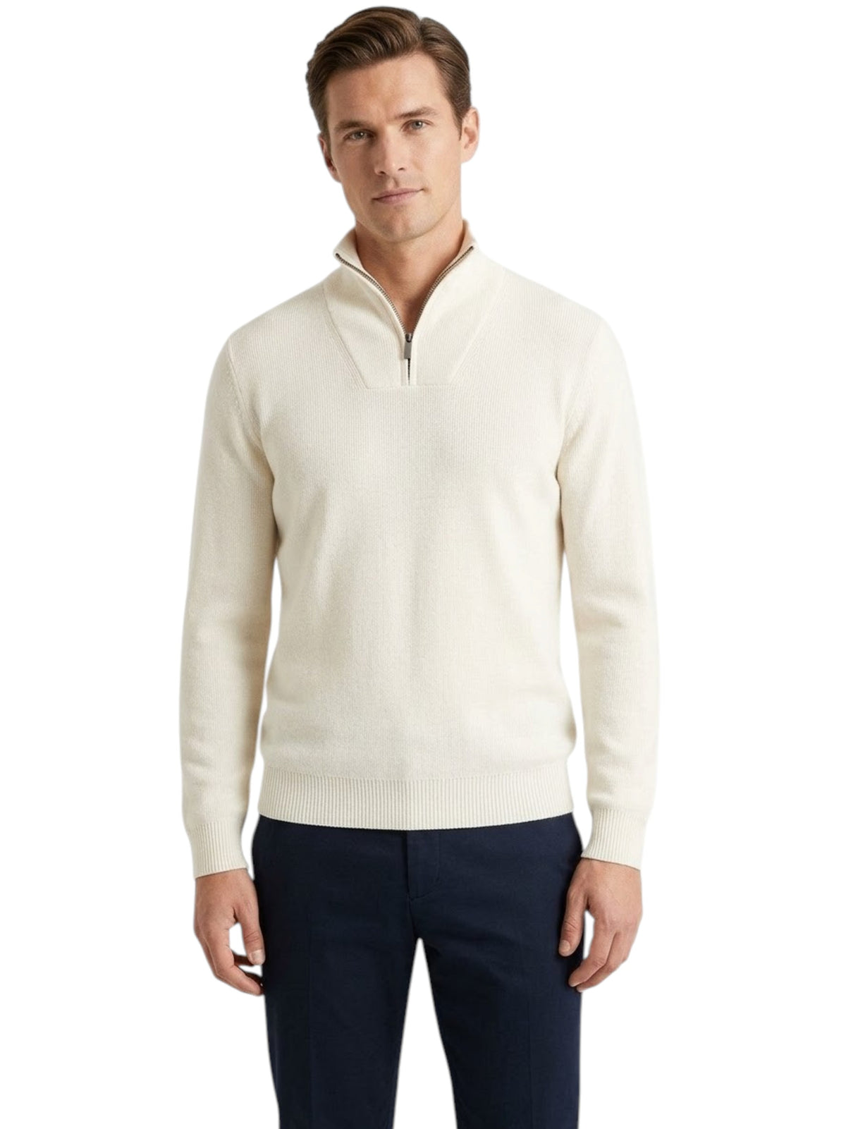 Image for Men's Ribbed Top,White