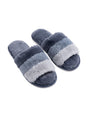 Image for Women's Plain Faux Fur Slippers,Blue