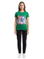 Image for Women's Printed Top,Green