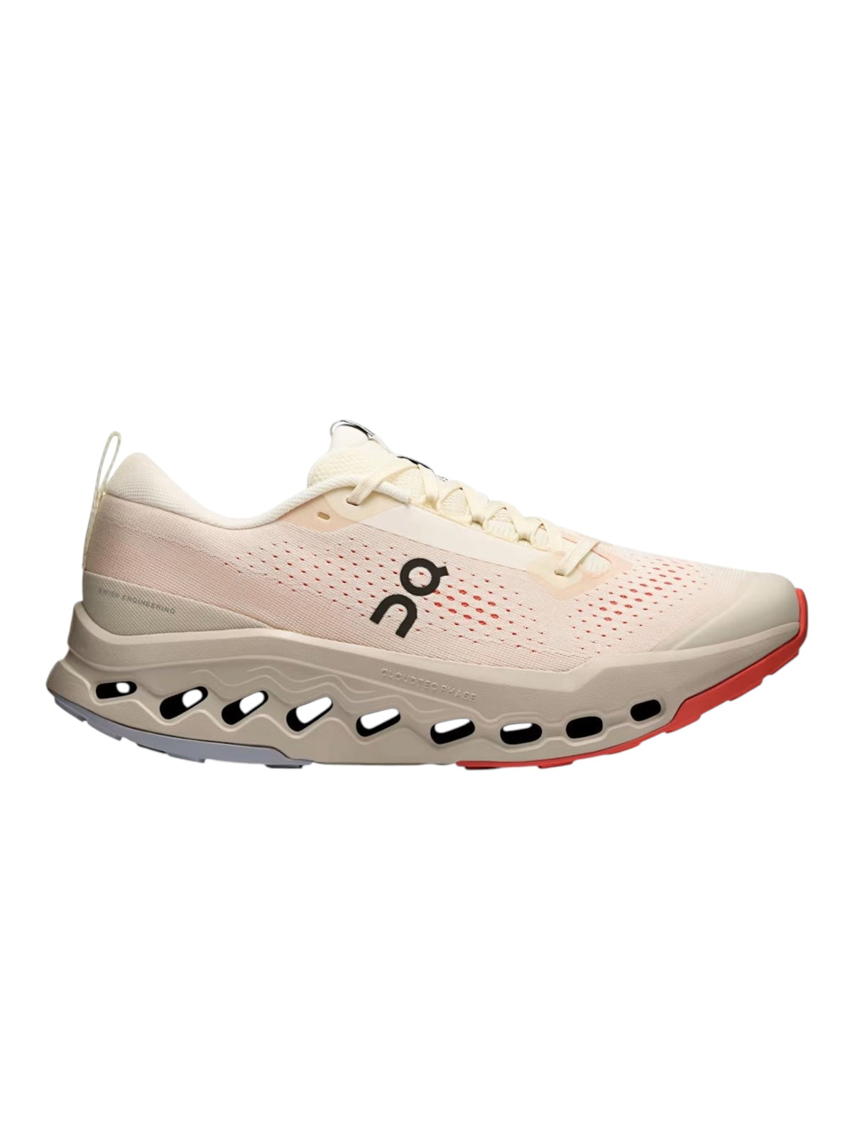 Image for On Cloudsurfer Trail 2 Women's Running Shoes,Ivory/Salmon