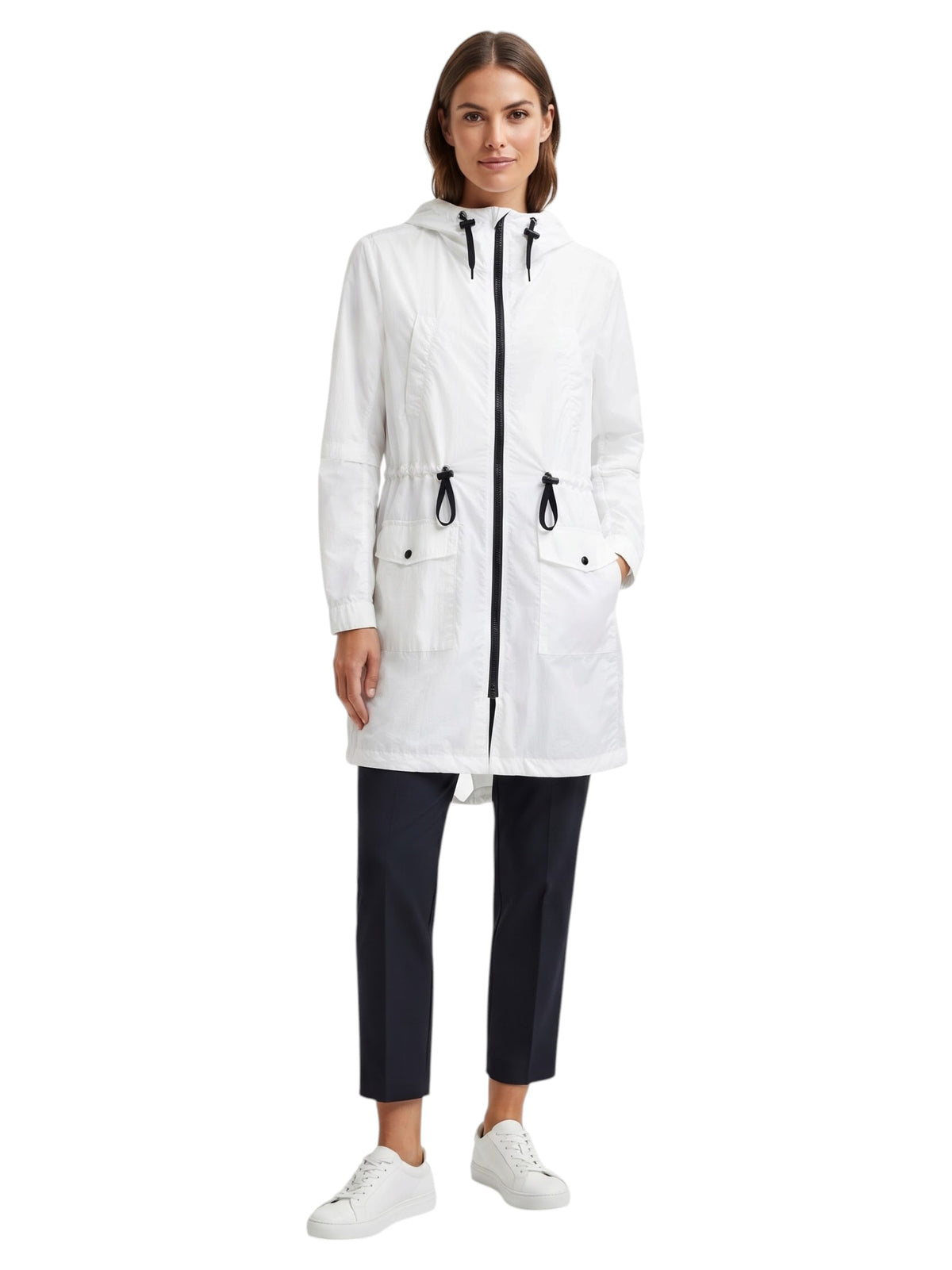 Image for Women's Printed Water-Resistant Jacket,White