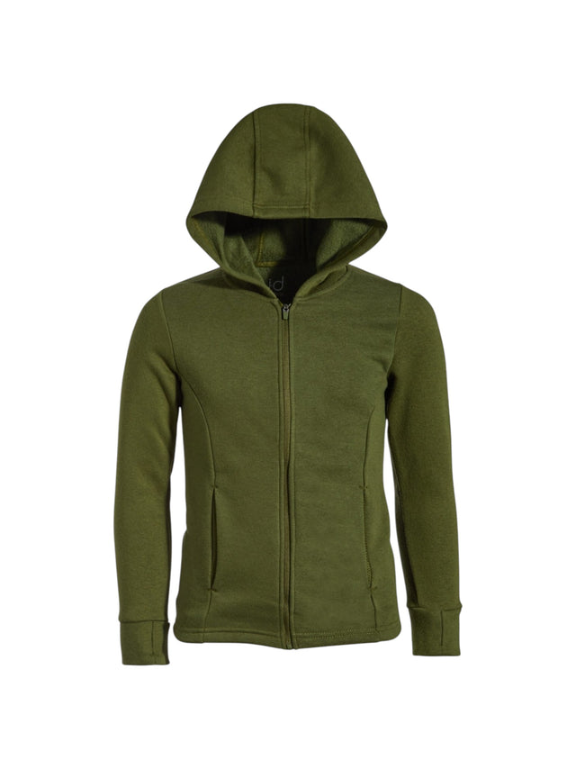 Image for Kids Boy Plain Jacket,Olive Green