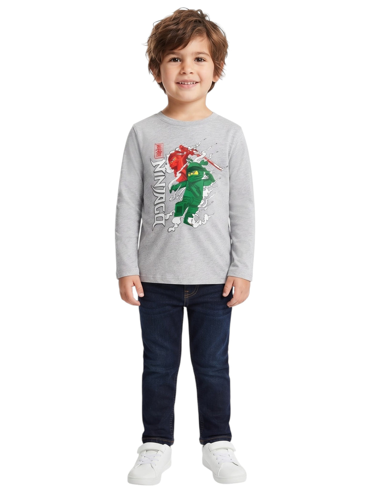 Image for Kids Boy Printed Top,Grey