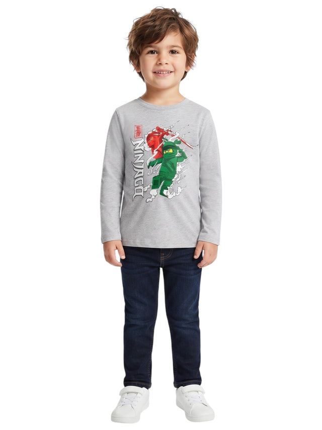 Image for Kids Boy Printed Top,Grey