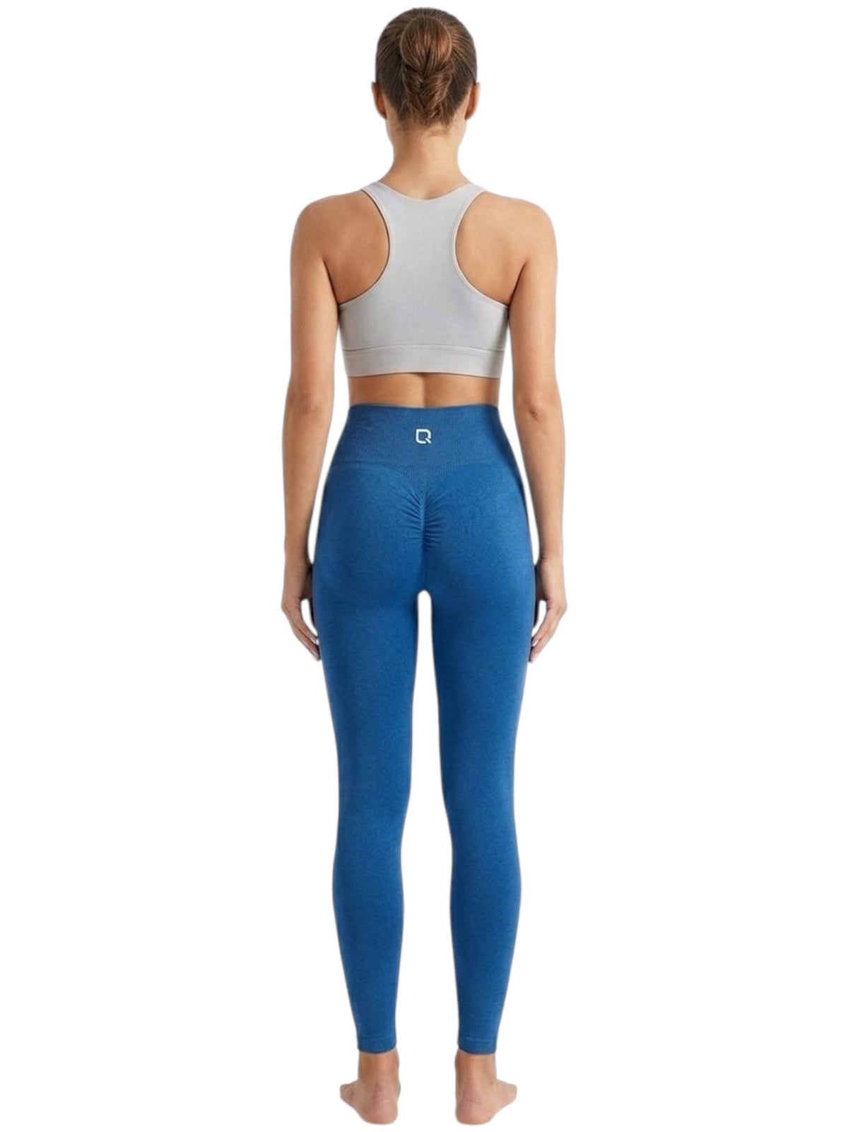 Image for Women's Plain Solid Legging,Blue