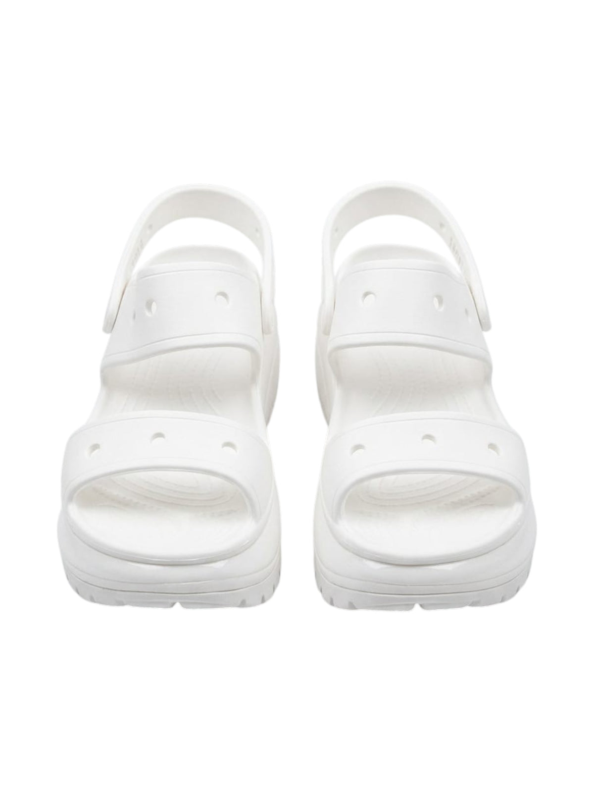 Women's Ribbed Sandal,White