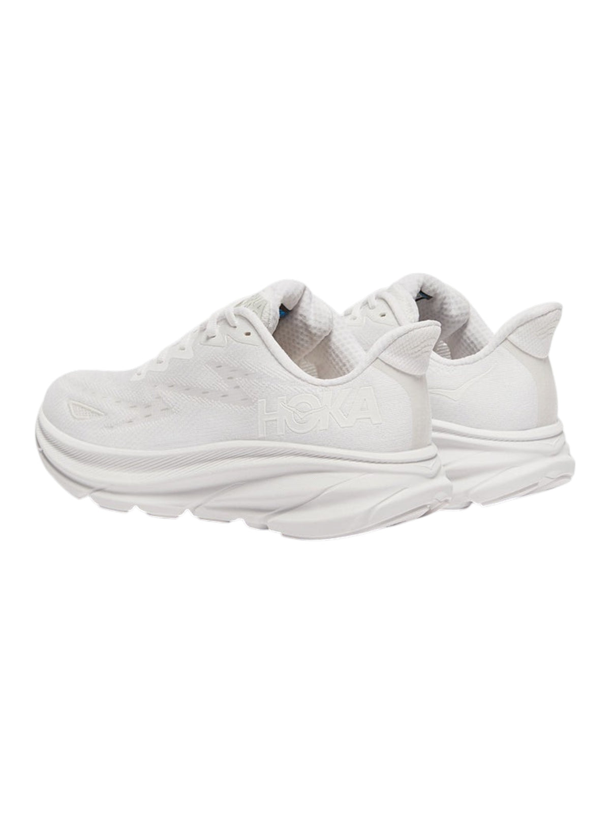 Clifton 9 Women's Logo Patched Shoes,White