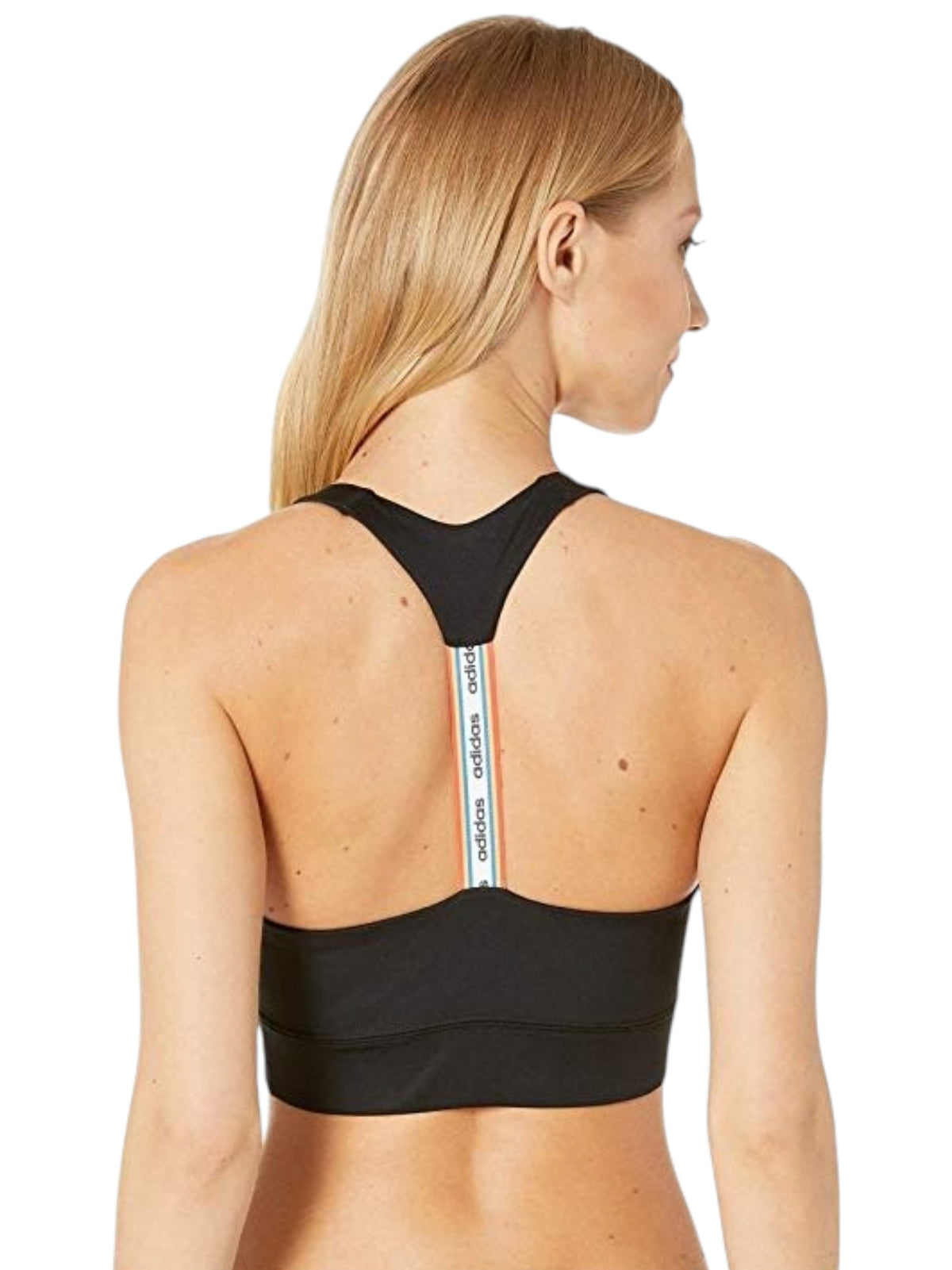 Women's Printed Sports Bra,Black