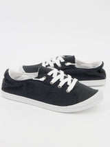 Women's Lace Up Casual Shoes,Black