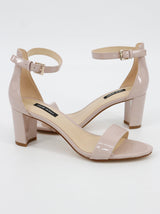 Women's Block Heel Sandals,Nude