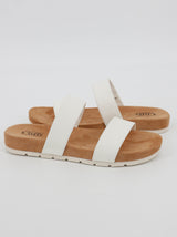 Women's Tahlie Slide Sandals,White