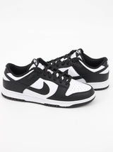 Men's Dunk Low Sneakers,Black/White