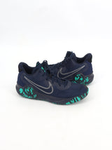 Men's Brand Logo Printed Basketball Shoes,Navy
