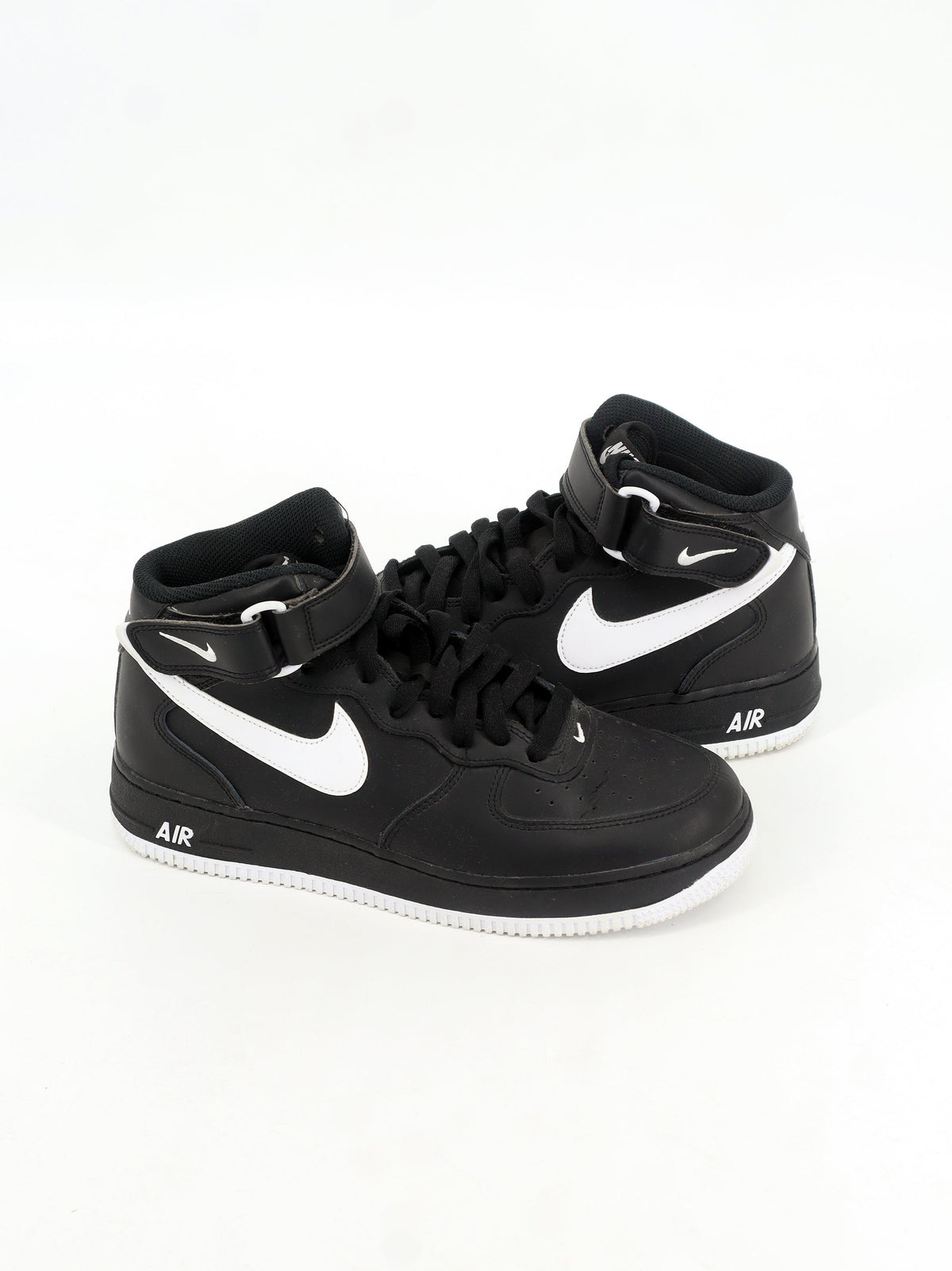 Women's Brand Logo Embroidered High Sneakers,Black