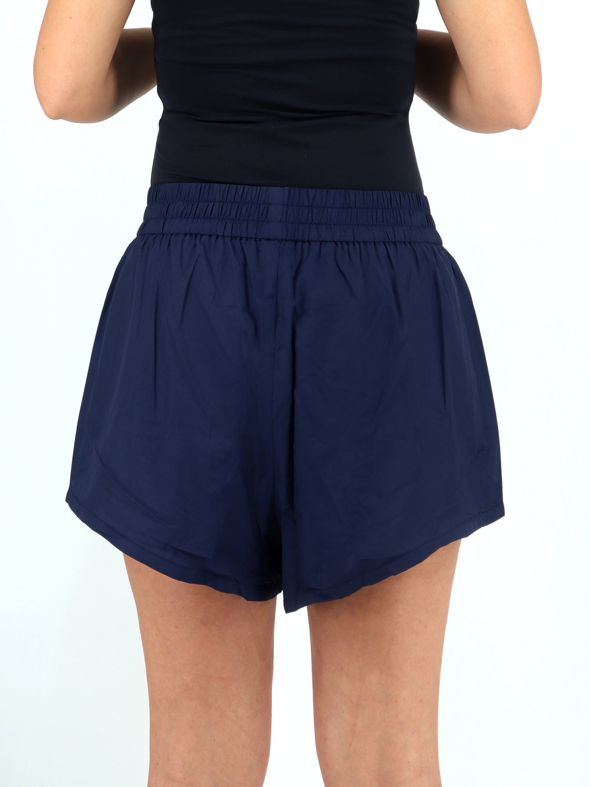 Image for Women's Plain Solid Sport Short,Navy