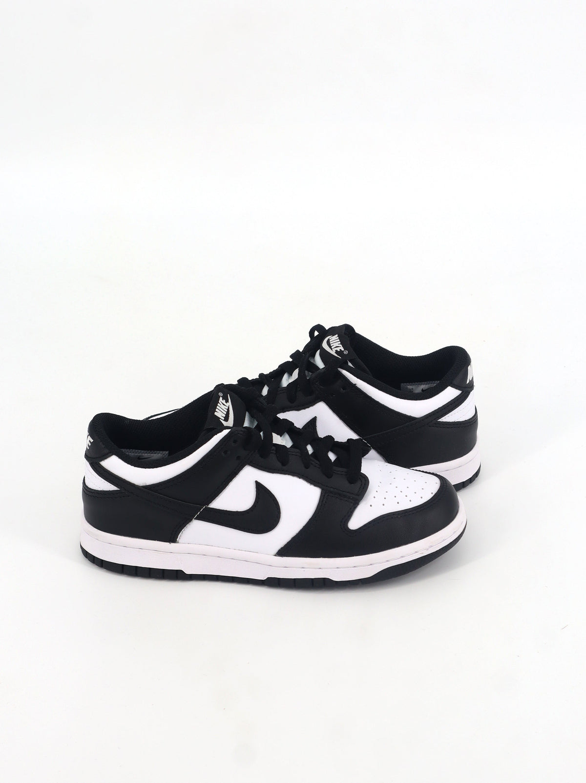 Women's Brand Logo Embroidered Sneakers,Black/White