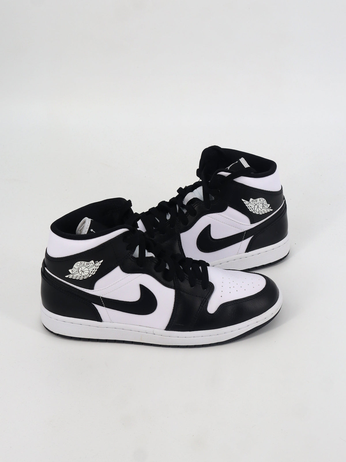 Women's Brand Logo Embroidered High Sneakers,Black/White