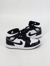 Women's Brand Logo Embroidered High Sneakers,Black/White
