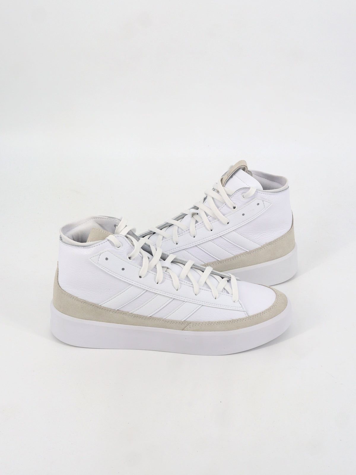 Men's Textured High Sneakers,White