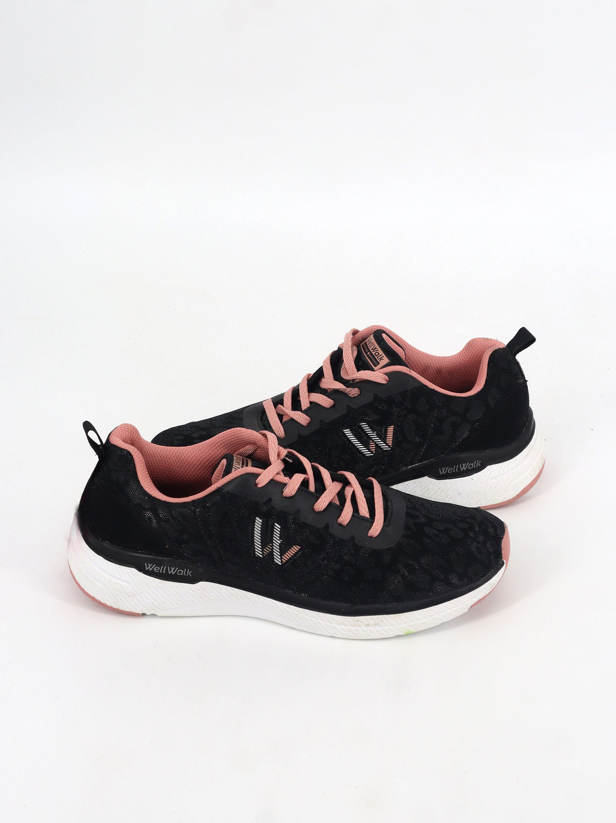 Women's Textured Running Shoes,Black