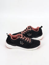 Women's Textured Running Shoes,Black