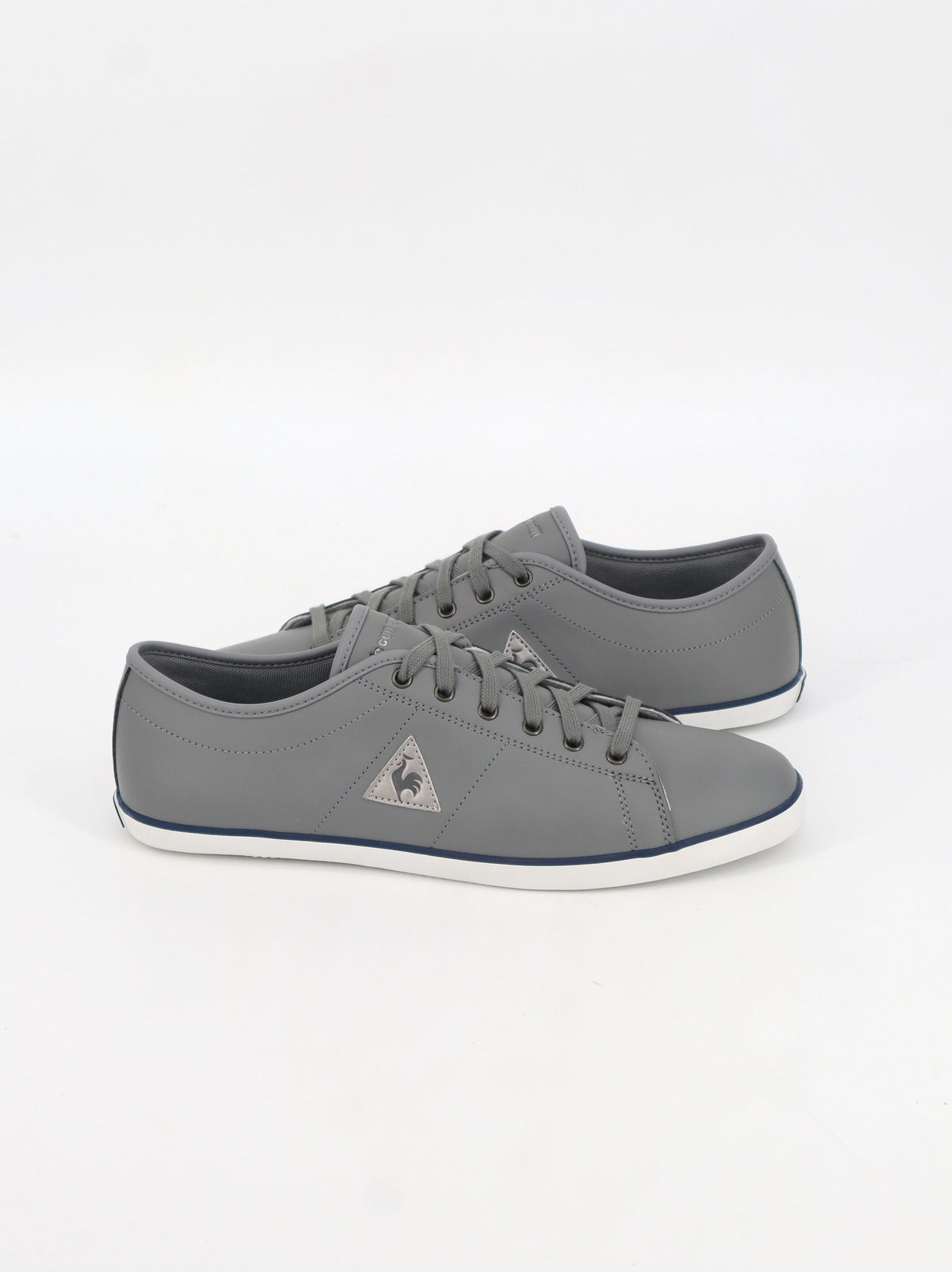 Men's Brand Logo Patched Casual Shoes,Grey