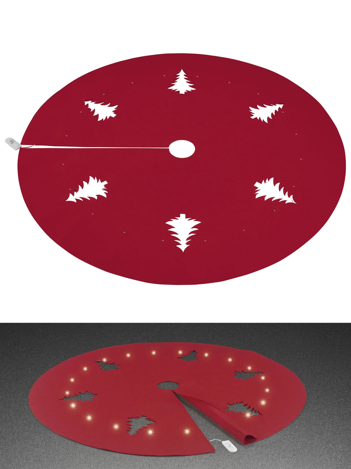 Led Christmas Tree Blanket