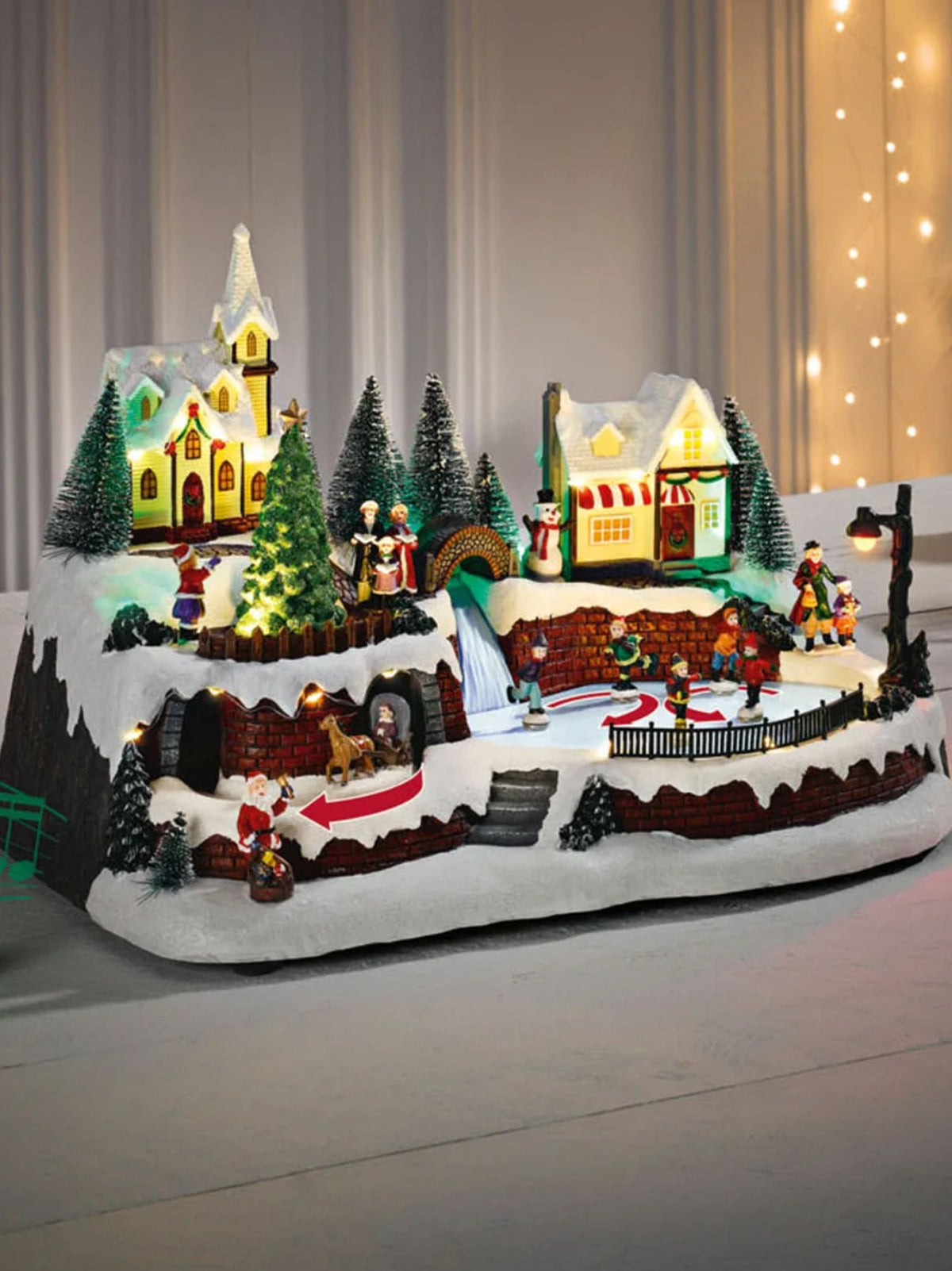 Led Christmas Village