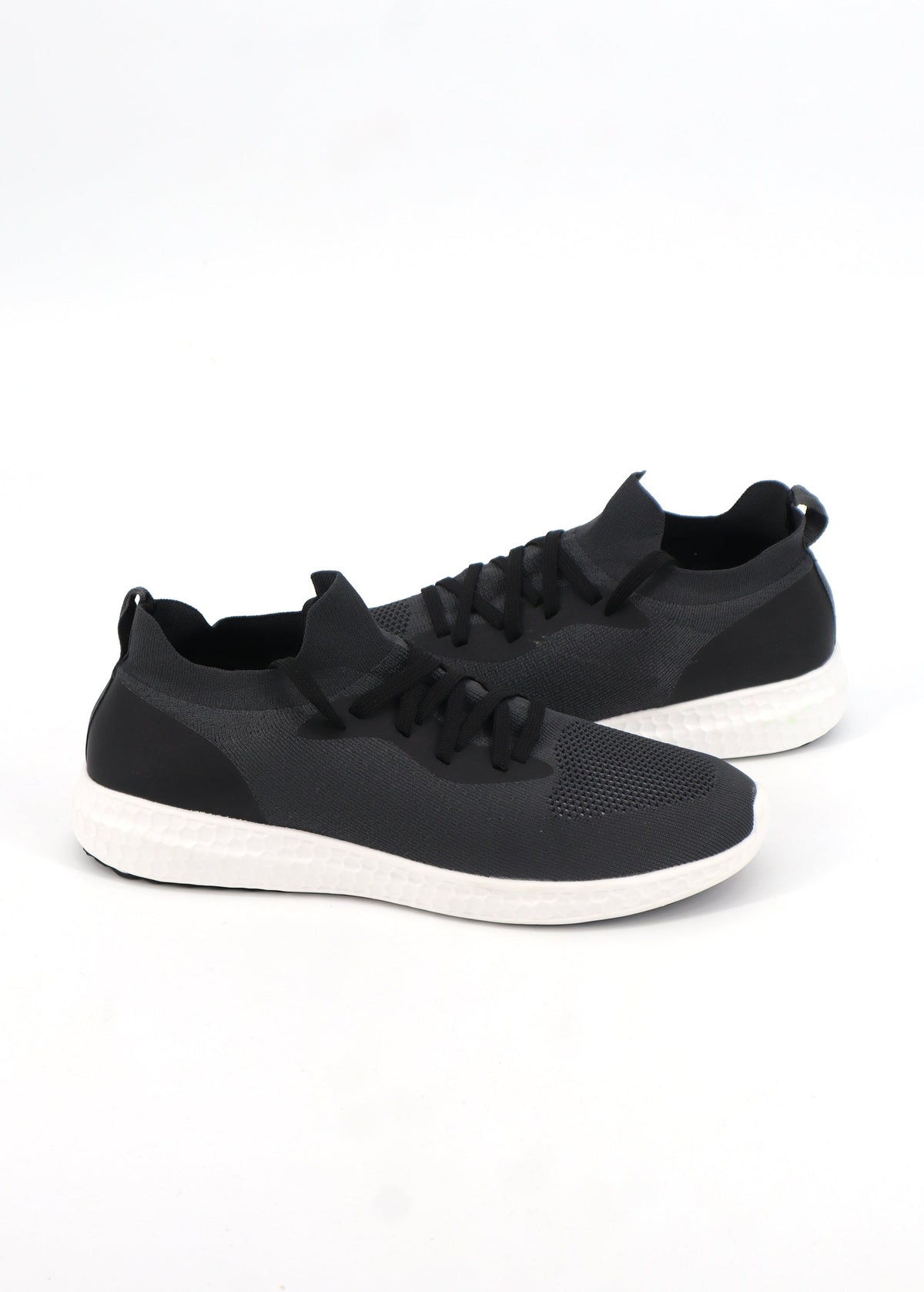 Men's Textured Trainers,Dark Grey