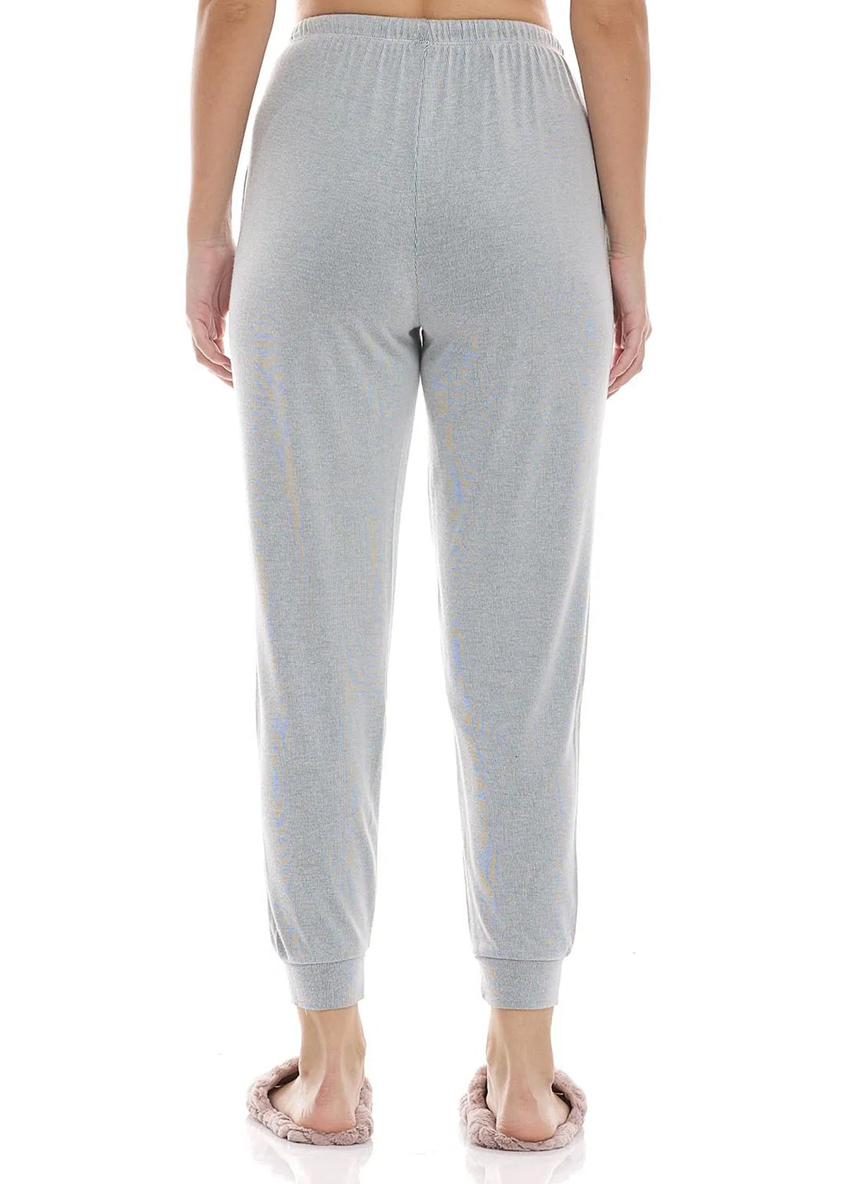 Women's Plain Sleepwear Pants,Grey