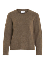Women's Plain Sweater,Light Brown