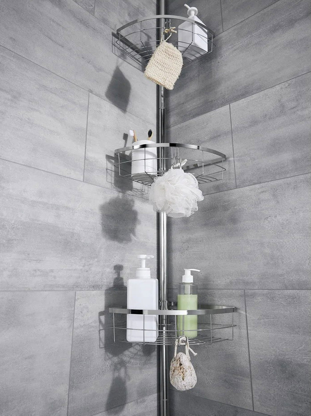 Telescopic Shower Shelf