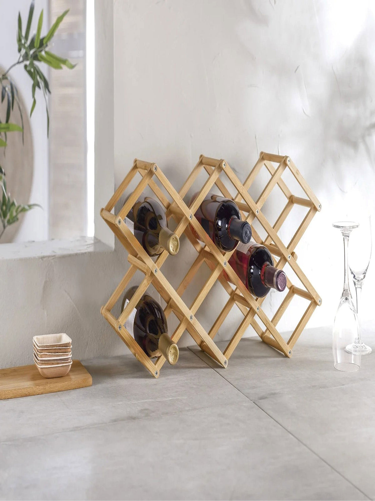 Bamboo Wine Rack