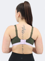 Image for Women's Textured Sports Bra,Olive