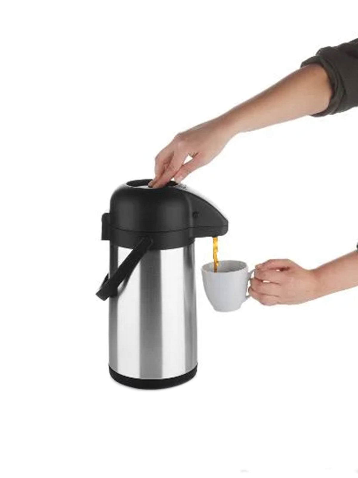 Pump-Operated Vacuum Flask