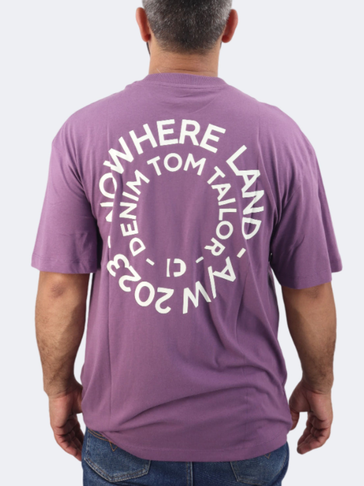 Image for Men's Printed T-Shirt,Purple