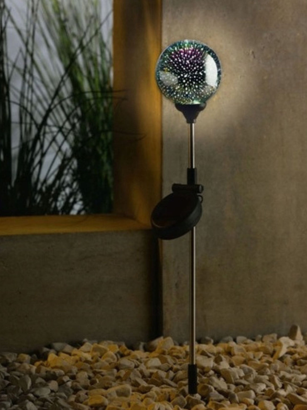 Solar Led Lamp (Mirror Ball)