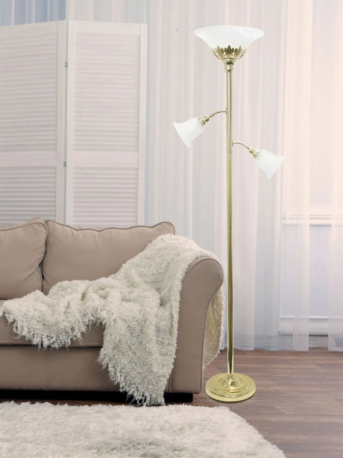 3 Light Floor Lamp