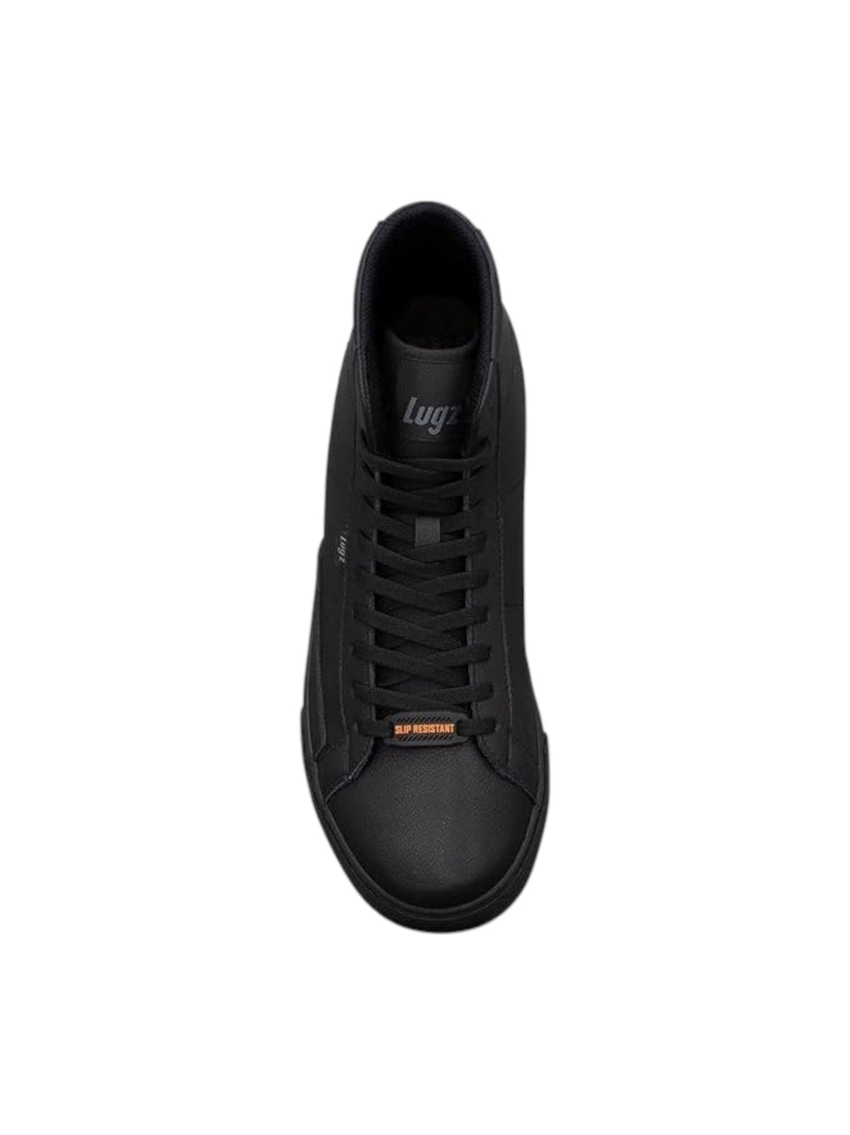 Men's Plain High Top Shoes,Black