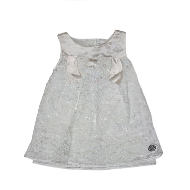 Image for Kids Girl Satin Lace Dress,Offwhite