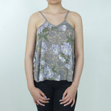 Image for Women's Lace-Up-Back Top,Grey