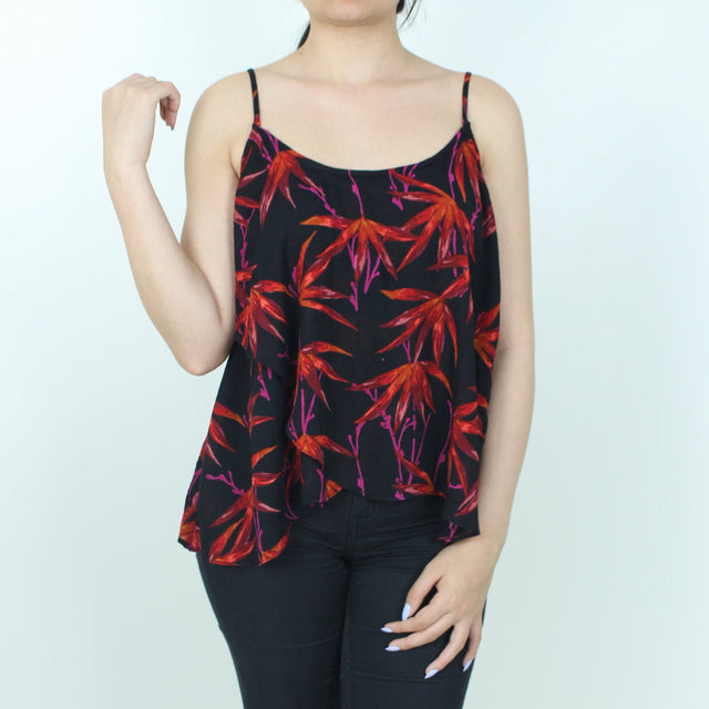 Image for Women's Printed Casual Top,Black