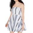 Image for Women's Strapless Fit & Flare Dress,White